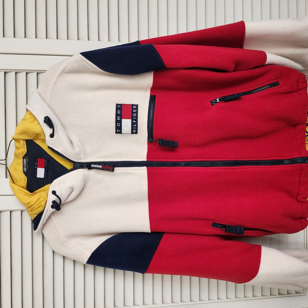 Tommy Hilfiger Red and Cream Jacket